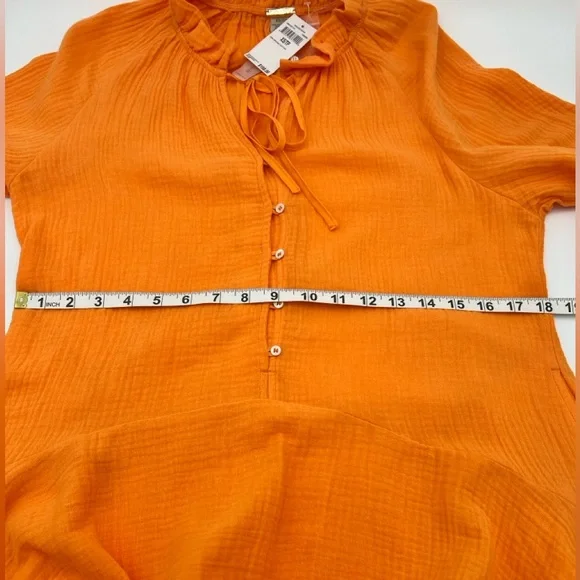 MAGASCHONI - Organic Cotton Gauze Cocktail Dress. - Picture 11 of 11